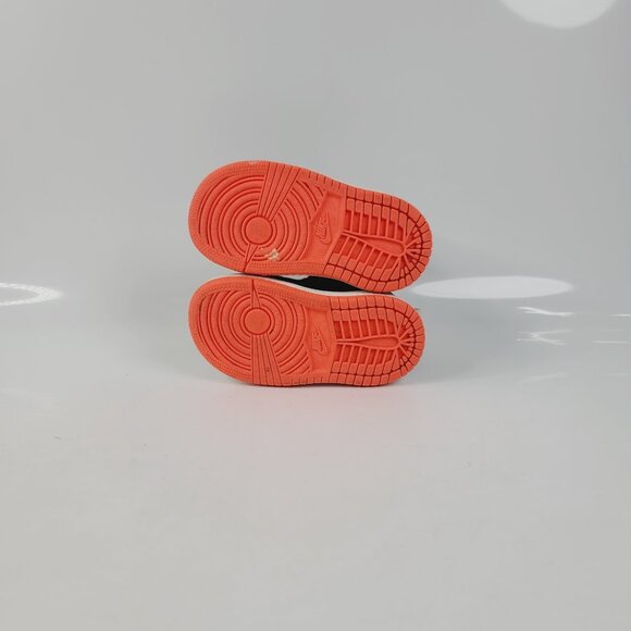 Jordan 1 Retro High (TD) Boys' Black Hot Lava White Sneaker Shoes Size US 5 - Picture 5 of 7